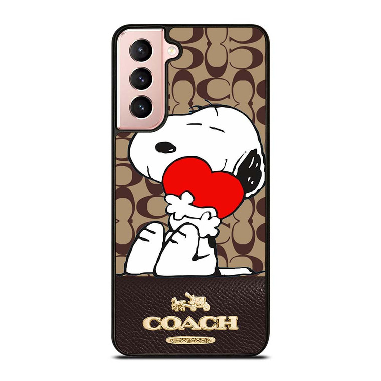 COACH NEW YORK SNOOPY Samsung Galaxy S21 Case Cover