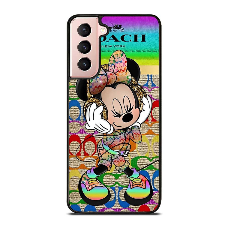 COACH RAINBOW MICKEY Samsung Galaxy S21 Case Cover