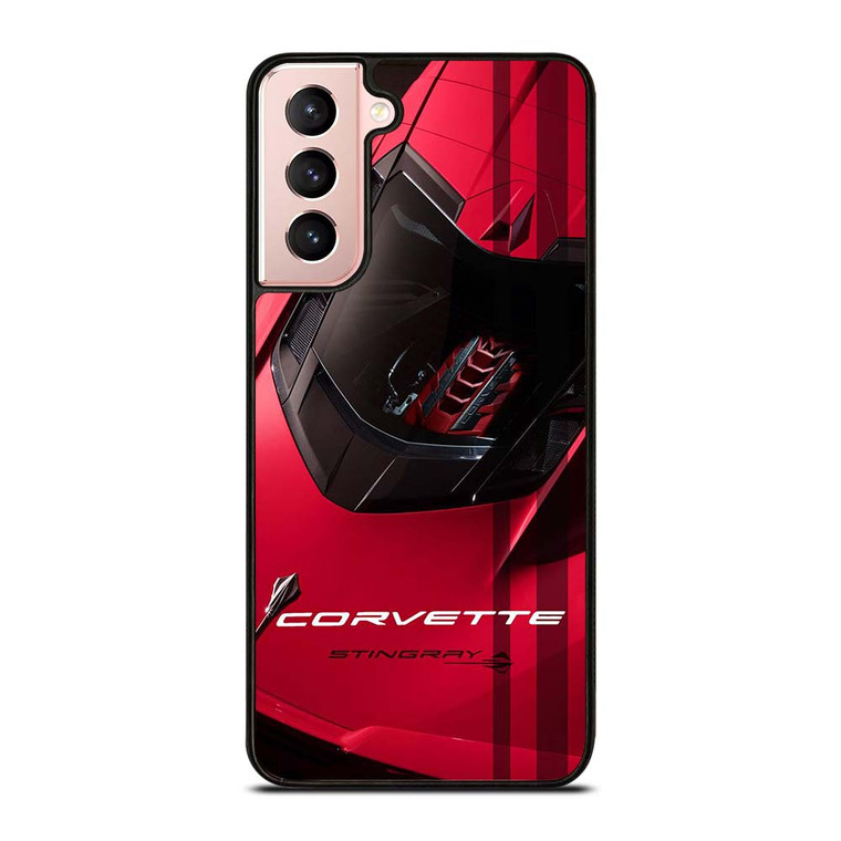 CORVETTE STINGRAY C7 LOGO Samsung Galaxy S21 Case Cover CORVETTE STINGRAY C7 LOGO Samsung Galaxy S21 Case Cover