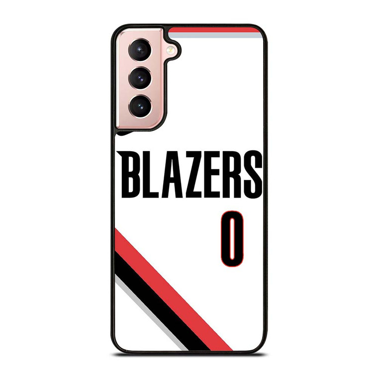 DAMIAN LILLARD PORTLAND TRAIL BLAZERS WHITE Samsung Galaxy S21 Case Cover