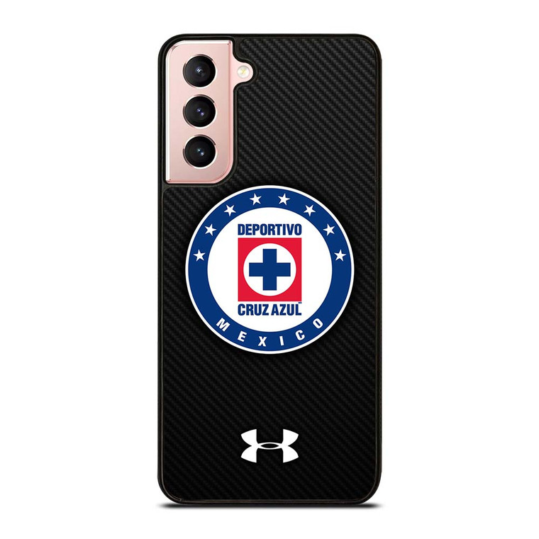 DEPORTIVO CRUZ AZUL CARBON LOGO Samsung Galaxy S21 Case Cover DEPORTIVO CRUZ AZUL CARBON LOGO Samsung Galaxy S21 Case Cover