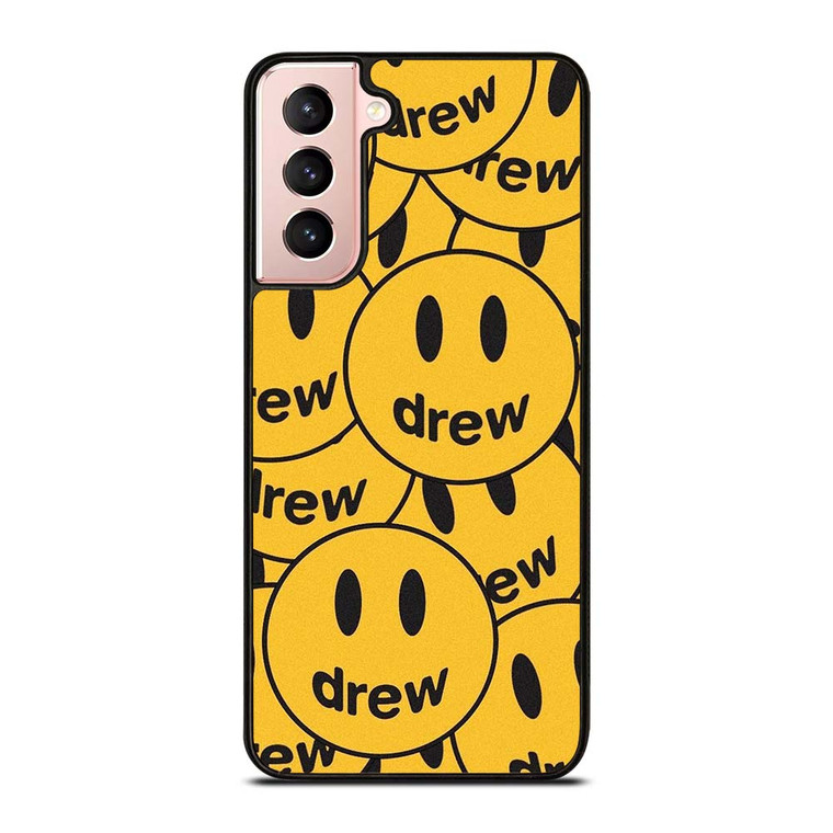 DREW SMILEY FACE PATTERN Samsung Galaxy S21 Case Cover