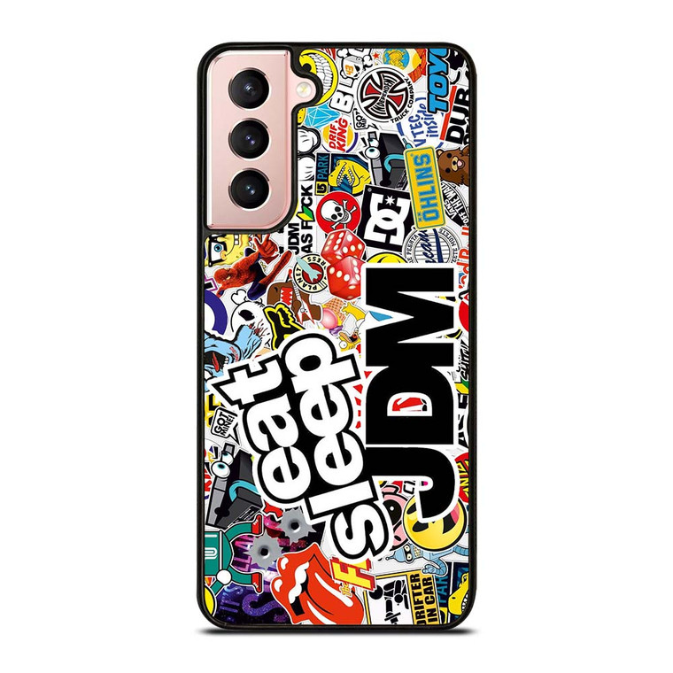 EAT SLEEP JDM Samsung Galaxy S21 Case Cover