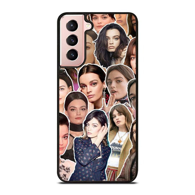 EMMA MACKEY FACE COLLAGE Samsung Galaxy S21 Case Cover