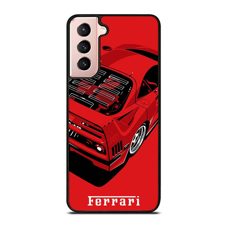 FERRARI F40 ILLUSTRATION Samsung Galaxy S21 Case Cover