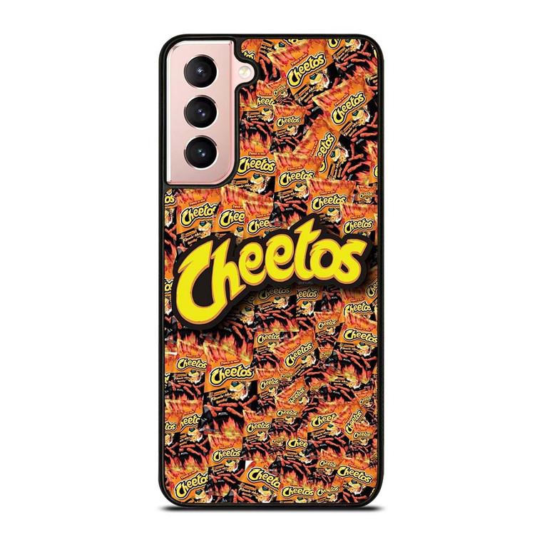 FLAMIN HOT CHEETOS COLLAGE Samsung Galaxy S21 Case Cover