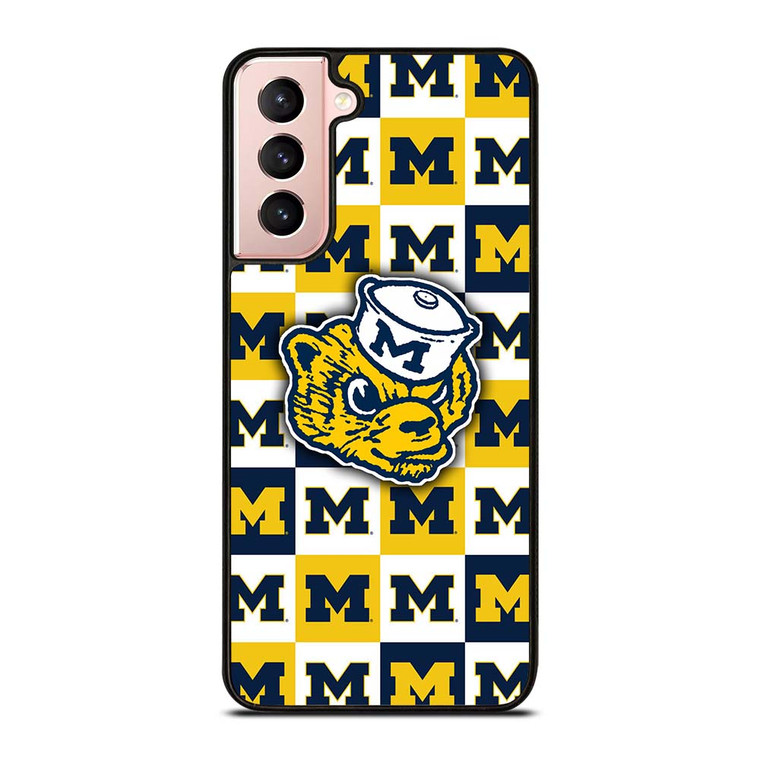 FOOTBALL MASCOT MICHIGAN WOLVERINES Samsung Galaxy S21 Case Cover