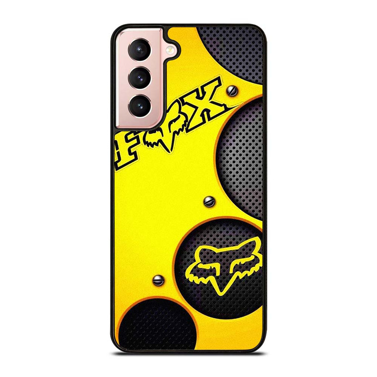 FOX RACING YELLOW METAL Samsung Galaxy S21 Case Cover