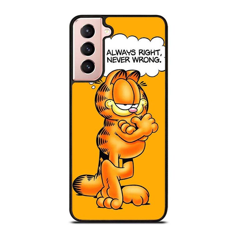 GARFIELD LAZY CAT QUOTE Samsung Galaxy S21 Case Cover