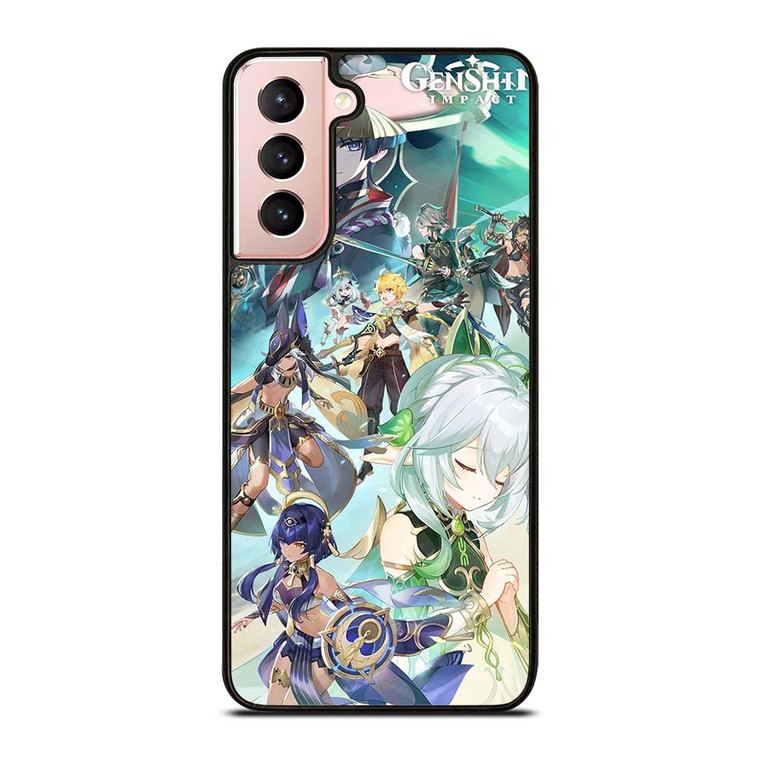 GENSHIN IMPACT MOBILE GAME CHARACTERS Samsung Galaxy S21 Case Cover