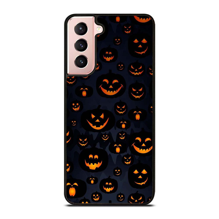GHOST FACE HALLOWEN PATTERN Samsung Galaxy S21 Case Cover