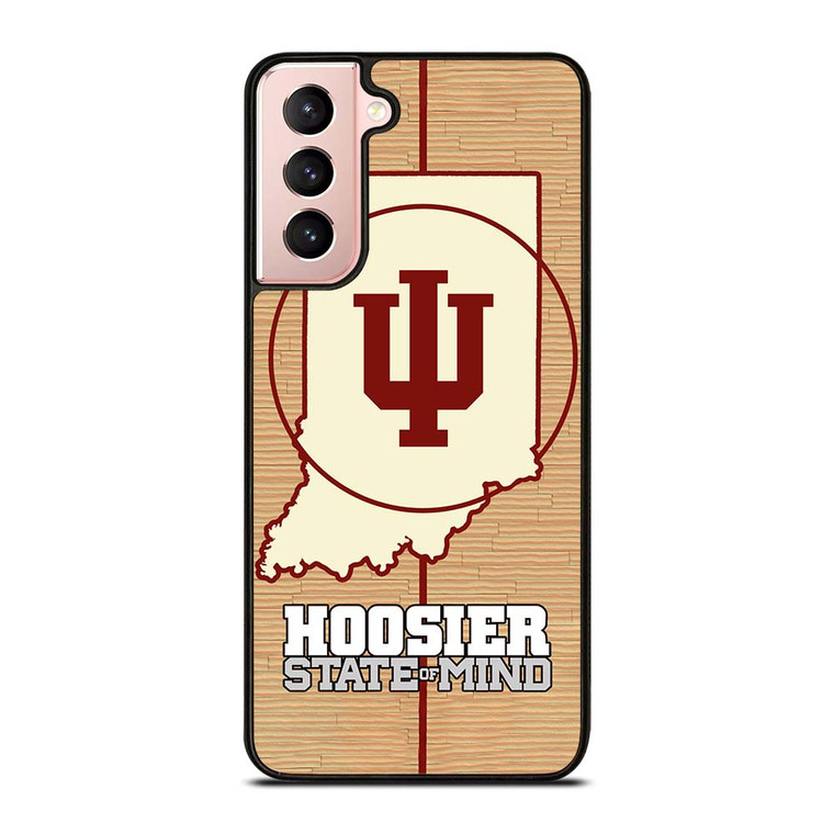 HOOSIER STATE OF MIND INDIANA WOODEN LOGO Samsung Galaxy S21 Case Cover