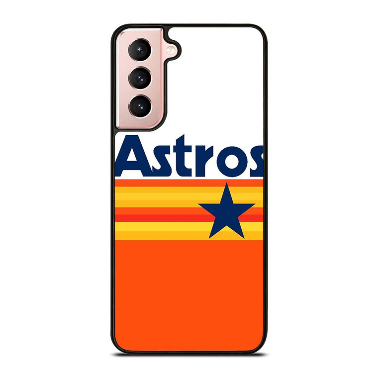 HOUSTON ASTROS STRIPE Samsung Galaxy S21 Case Cover