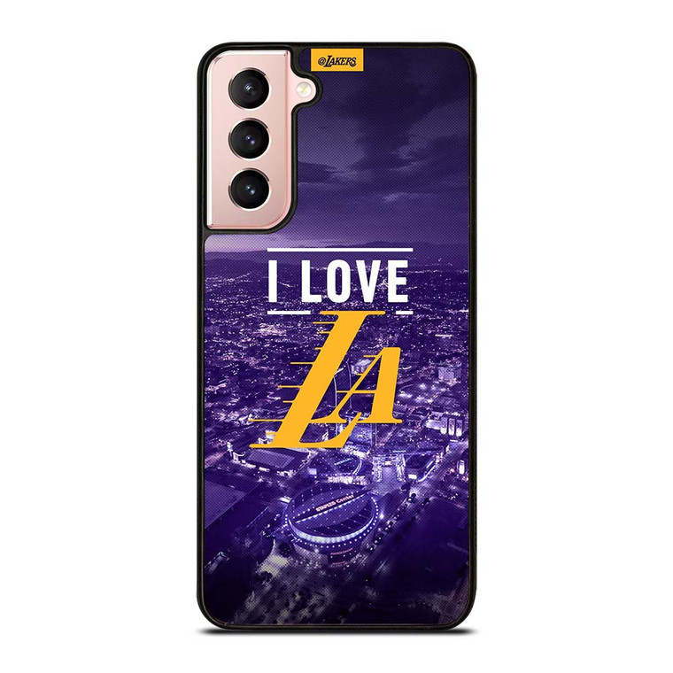 I LOVE LA LAKERS NBA LOGO Samsung Galaxy S21 Case Cover I LOVE LA LAKERS NBA LOGO Samsung Galaxy S21 Case Cover