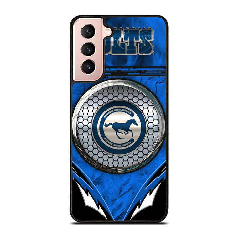 INDIANAPOLIS COLTS METAL LOGO Samsung Galaxy S21 Case Cover