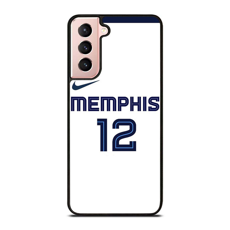 JA MORANT MEMPHIS GRIZZLIES WHITE Samsung Galaxy S21 Case Cover