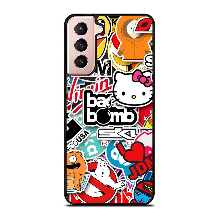 JDM STICKER BOMB  Samsung Galaxy S21 Case Cover