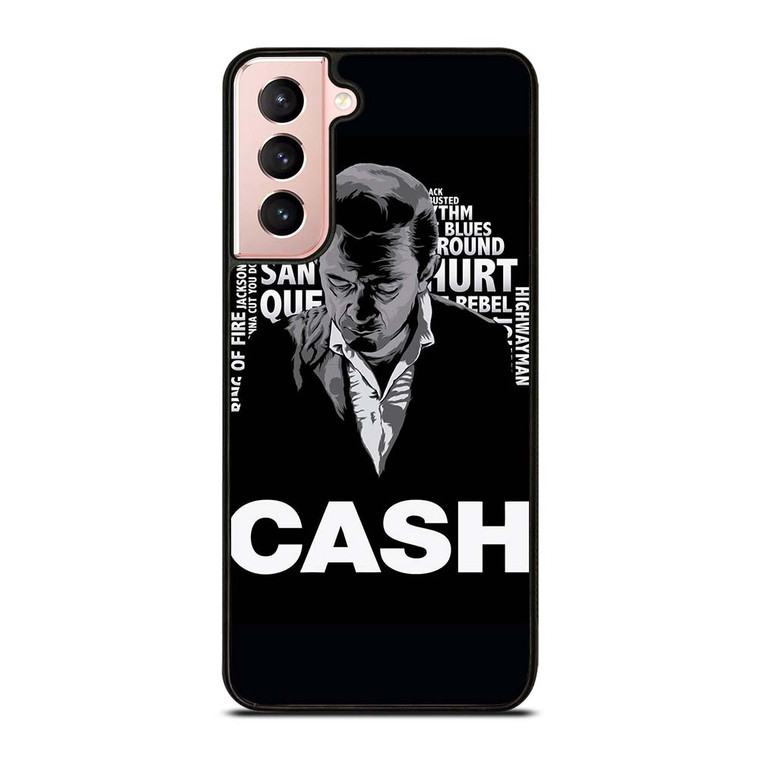 JOHNNY CASH MIDDLE CLIPART Samsung Galaxy S21 Case Cover JOHNNY CASH MIDDLE CLIPART Samsung Galaxy S21 Case Cover