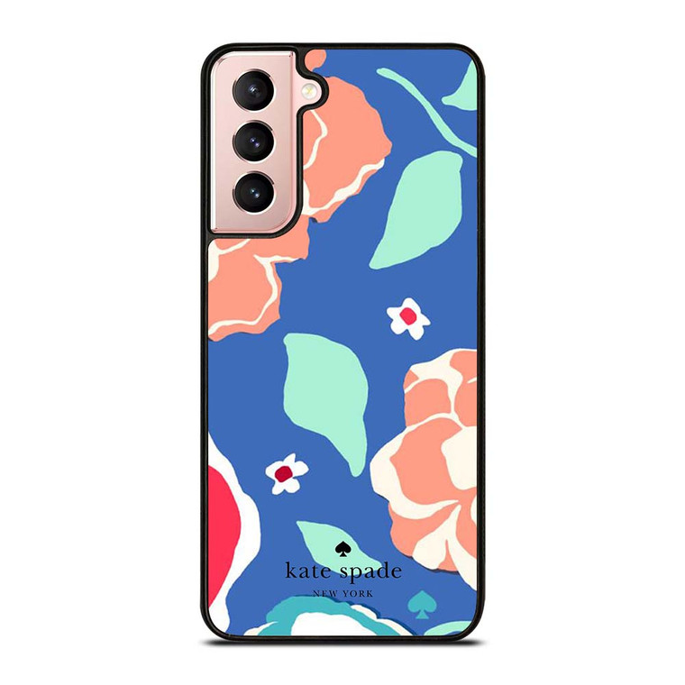 KATE SPADE NEW YORK BLUE FLORAL Samsung Galaxy S21 Case Cover