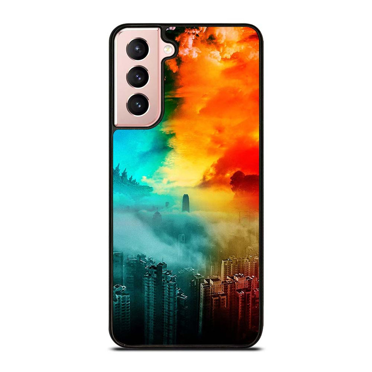 KINGKONG VS GODZILLA CITY Samsung Galaxy S21 Case Cover