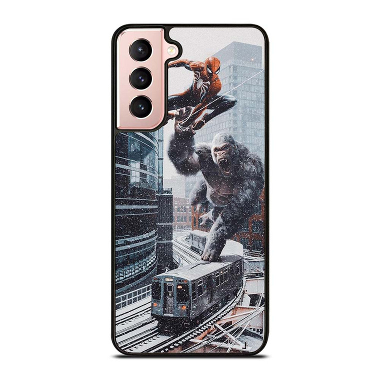 KINGKONG VS SPIDER Samsung Galaxy S21 Case Cover