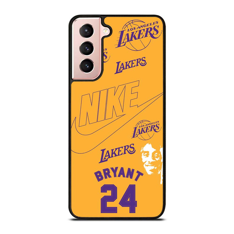 KOBER BRYANT LAKERS NIKE YELLOW Samsung Galaxy S21 Case Cover