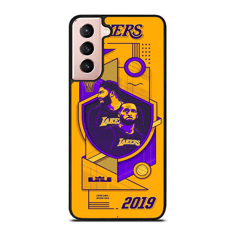 LA LAKERS LEBRON JAMES & ANTHONY DAVIS Samsung Galaxy S21 Case Cover LA LAKERS LEBRON JAMES & ANTHONY DAVIS Samsung Galaxy S21 Case Cover