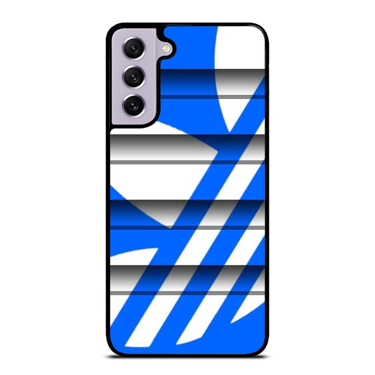 ADIDAS SLICED LOGO BLUE  Samsung Galaxy S21 FE Case Cover