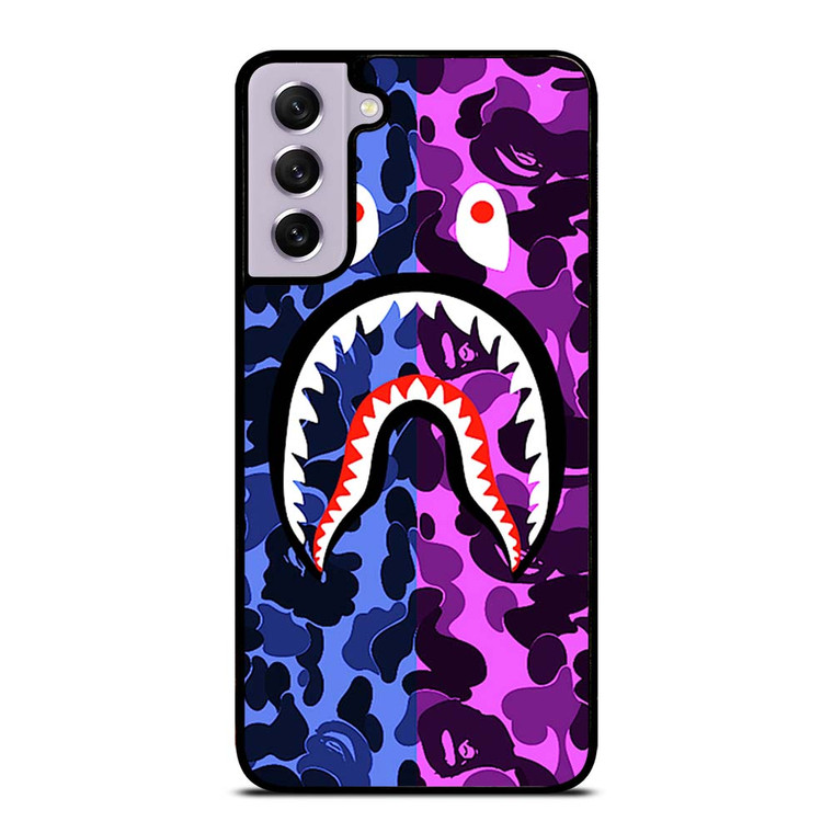 BAPE CAMO LOGO BLUE PURPLE Samsung Galaxy S21 FE Case Cover BAPE CAMO LOGO BLUE PURPLE Samsung Galaxy S21 FE Case Cover