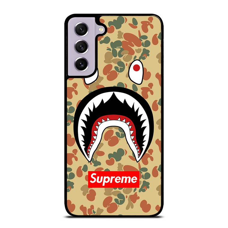 BAPE CAMO SHARK SUPREME Samsung Galaxy S21 FE Case Cover BAPE CAMO SHARK SUPREME Samsung Galaxy S21 FE Case Cover