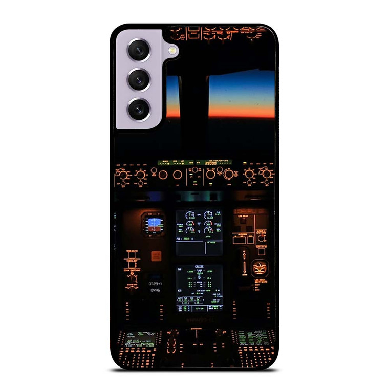 BOEING PLANE COCKPIT Samsung Galaxy S21 FE Case Cover