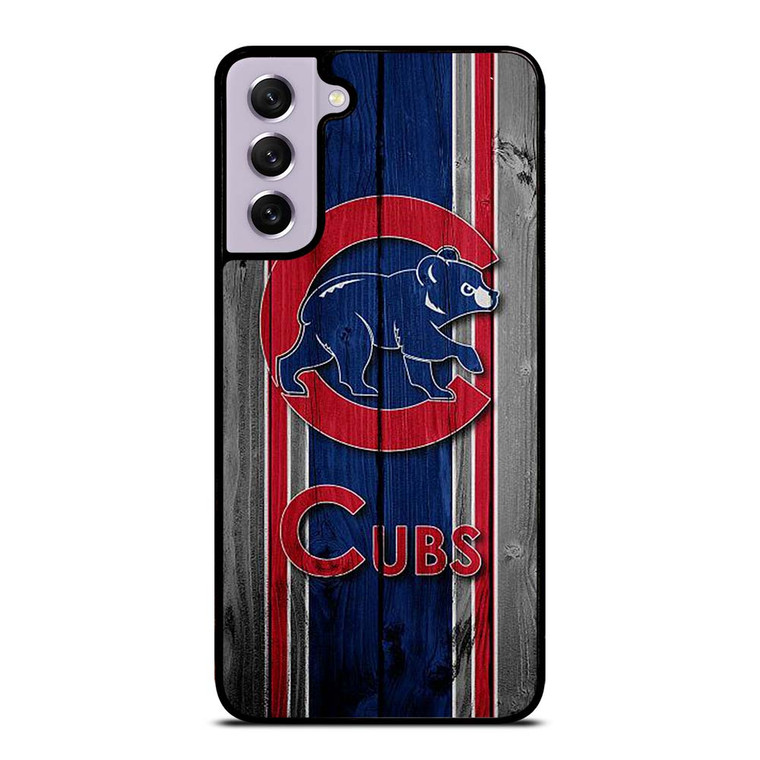 CHICAGO CUBS WOODEN LOGO Samsung Galaxy S21 FE Case Cover