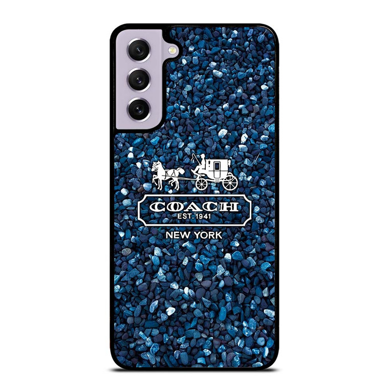 COACH NEW YORK BLUE STONE Samsung Galaxy S21 FE Case Cover