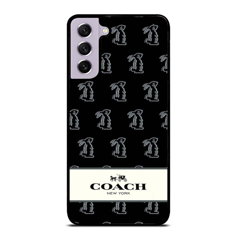 COACH NEW YORK BUNNY Samsung Galaxy S21 FE Case Cover COACH NEW YORK BUNNY Samsung Galaxy S21 FE Case Cover
