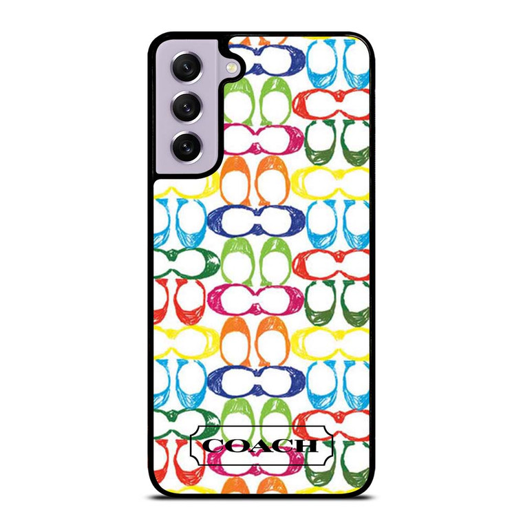 COACH NEW YORK COLORFUL 2 Samsung Galaxy S21 FE Case Cover
