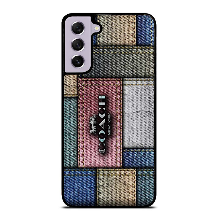 COACH NEW YORK LOGO JEANS  Samsung Galaxy S21 FE Case Cover COACH NEW YORK LOGO JEANS  Samsung Galaxy S21 FE Case Cover