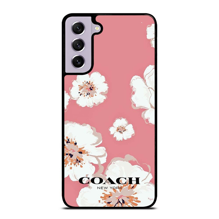 COACH NEW YORK PINK FLOWER Samsung Galaxy S21 FE Case Cover COACH NEW YORK PINK FLOWER Samsung Galaxy S21 FE Case Cover
