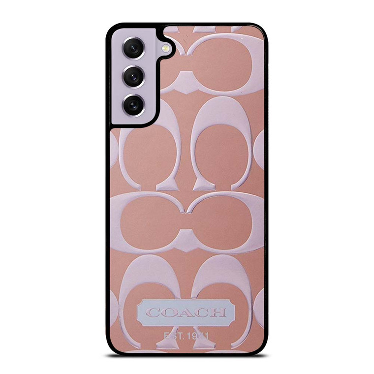 COACH NEW YORK PINK PATTERN Samsung Galaxy S21 FE Case Cover
