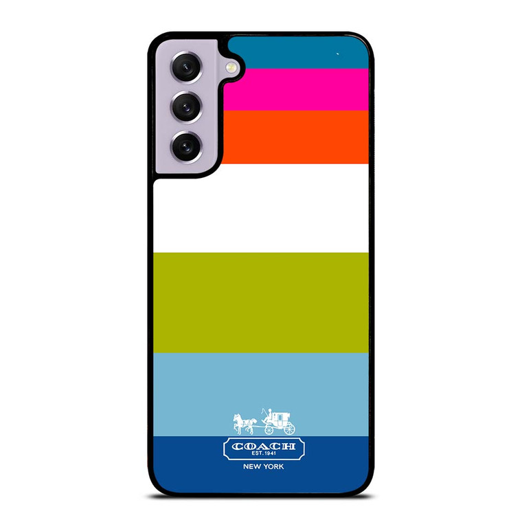COACH NEW YORK STRIPE Samsung Galaxy S21 FE Case Cover