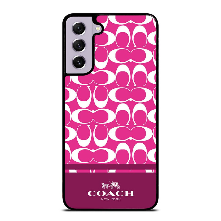 COACH PINK NEW YORK Samsung Galaxy S21 FE Case Cover
