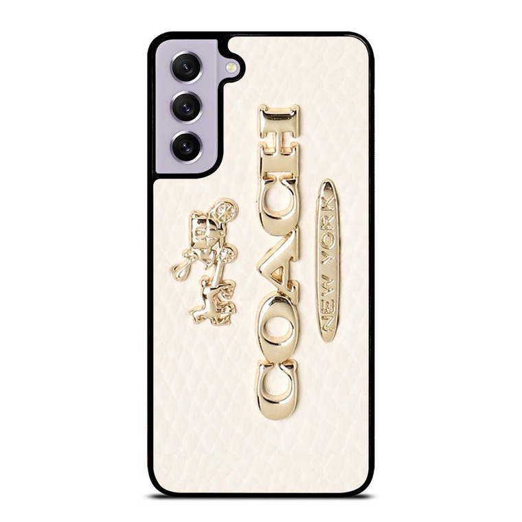 COACH PINK PATTERN MATE Samsung Galaxy S21 FE Case Cover COACH PINK PATTERN MATE Samsung Galaxy S21 FE Case Cover
