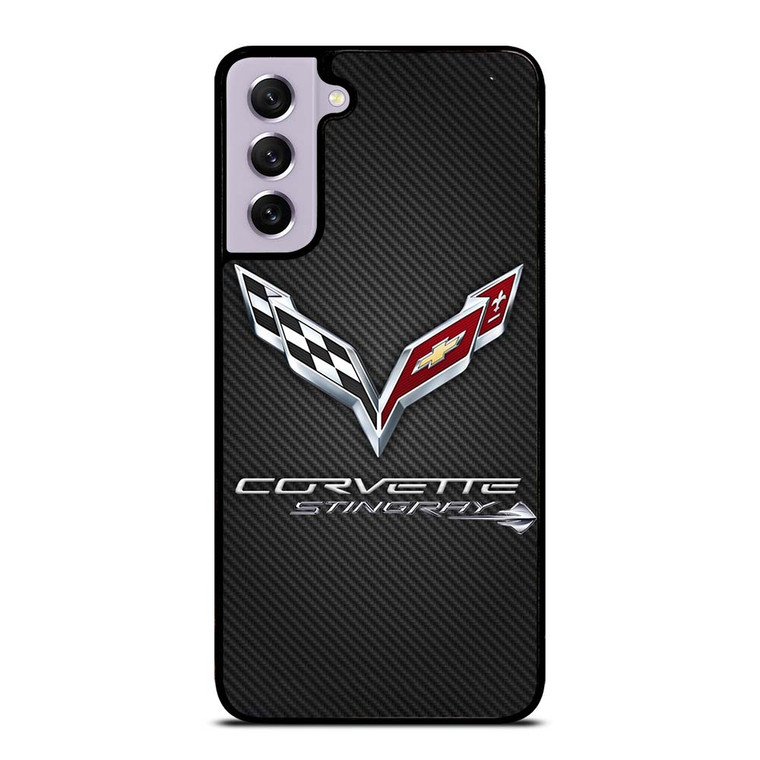 CORVETTE STINGRAY C7 CARBON LOGO Samsung Galaxy S21 FE Case Cover CORVETTE STINGRAY C7 CARBON LOGO Samsung Galaxy S21 FE Case Cover