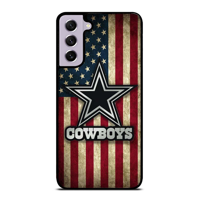 DALLAS COWBOYS AMERICAN FLAG Samsung Galaxy S21 FE Case Cover
