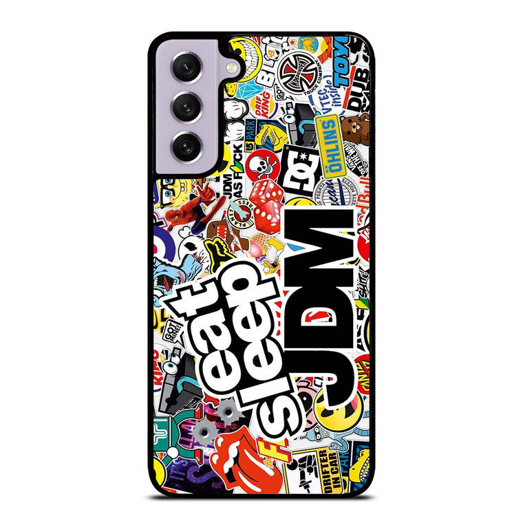 EAT SLEEP JDM Samsung Galaxy S21 FE Case Cover
