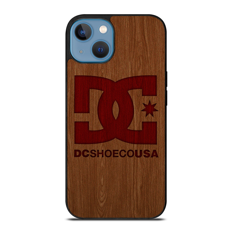 DC SHOES SKATEBOARD WOODEN LOGO iPhone 13 Case Cover