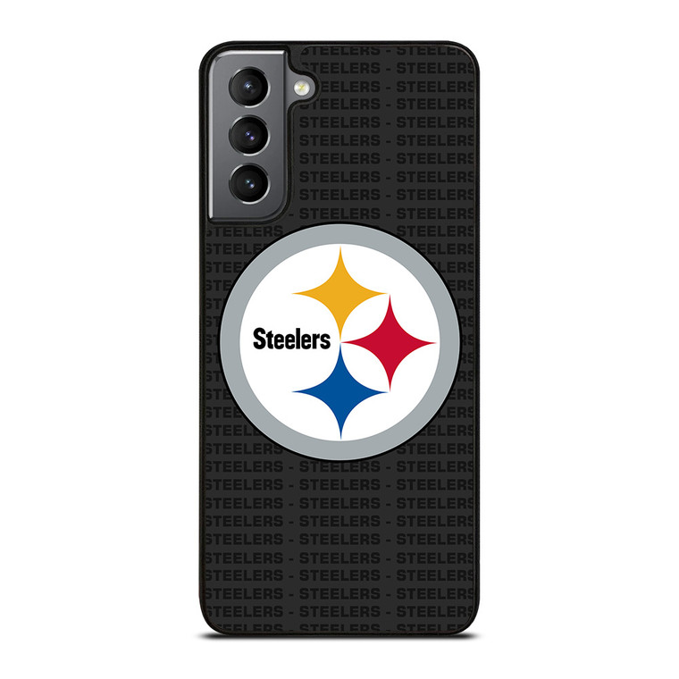 PITTSBURGH STEELERS FOOTBALL TEXT Samsung Galaxy S21 Plus Case Cover