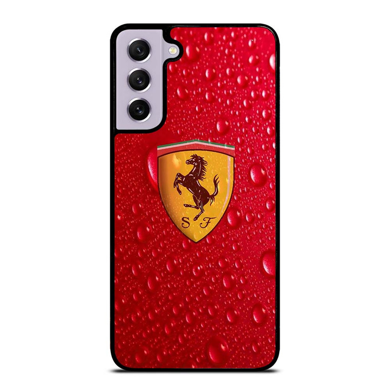 FERRARI DROP WATER RED Samsung Galaxy S21 FE Case Cover
