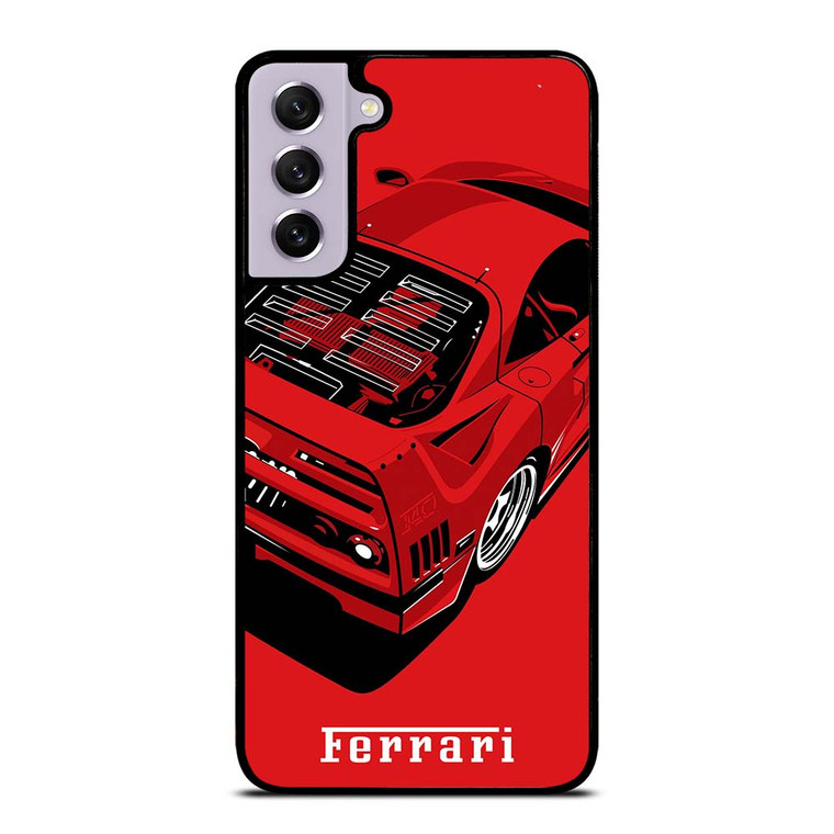 FERRARI F40 ILLUSTRATION Samsung Galaxy S21 FE Case Cover