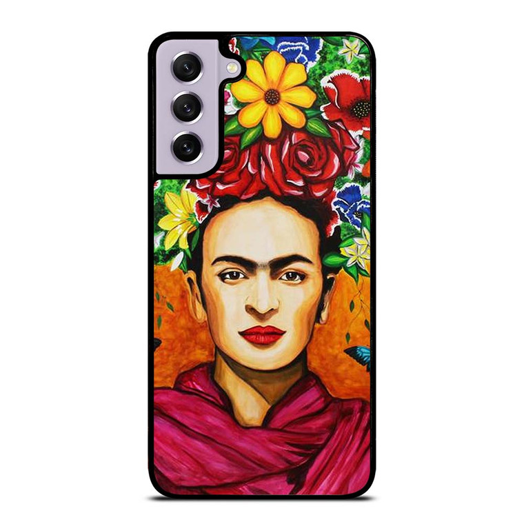 FRIDA KAHLO FLORAL ART Samsung Galaxy S21 FE Case Cover