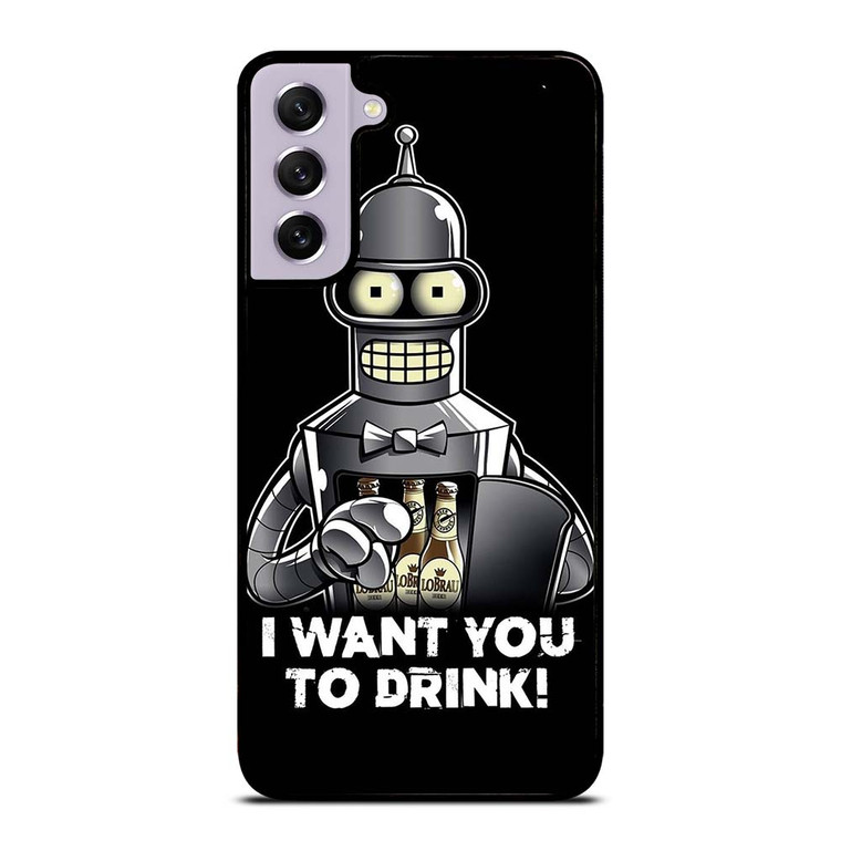 FUTURAMA BENDER QUOTE Samsung Galaxy S21 FE Case Cover